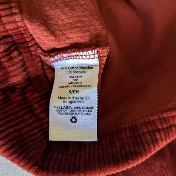 Free Assembly | Size Small | Corduroy Pinafore Dress in Rust - Picture 3 of 6